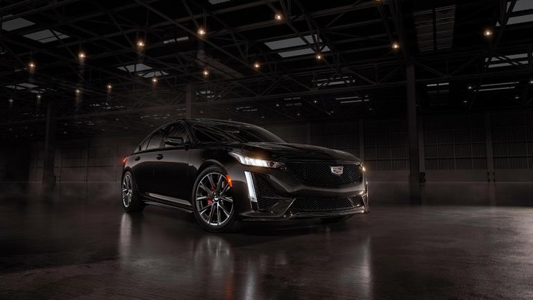 2024 Cadillac CT5 in black.